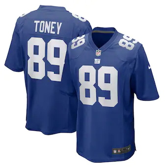 mens nike kadarius toney royal new york giants game player 